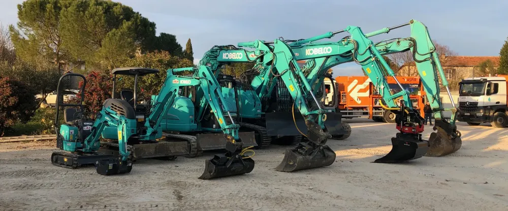 machines travaux public